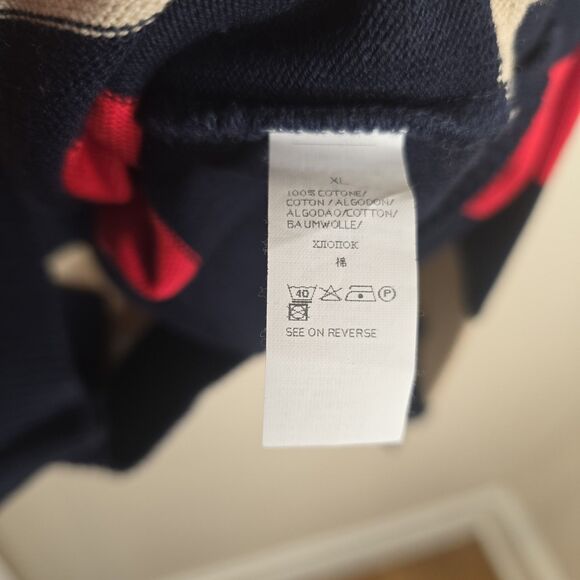 Paul & Shark Watershed Italy Men's XL Multicolor Striped Cotton Sweater - Picture 5 of 12